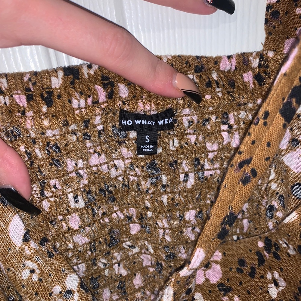 Tie tank top